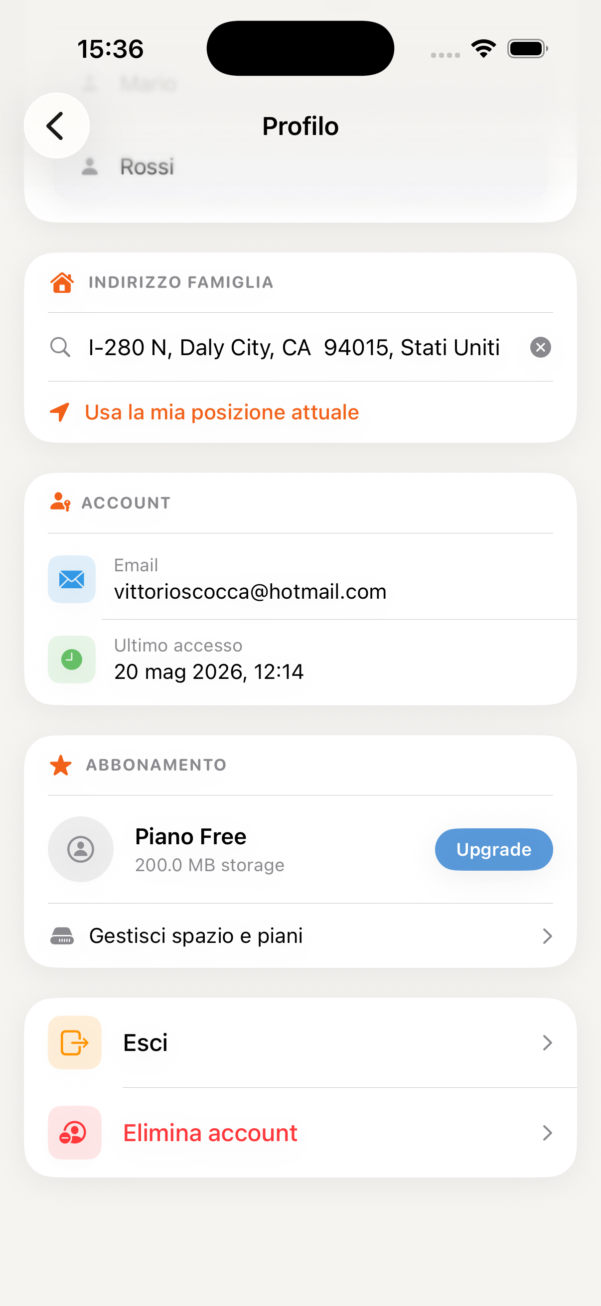 Impostazioni KidBox
